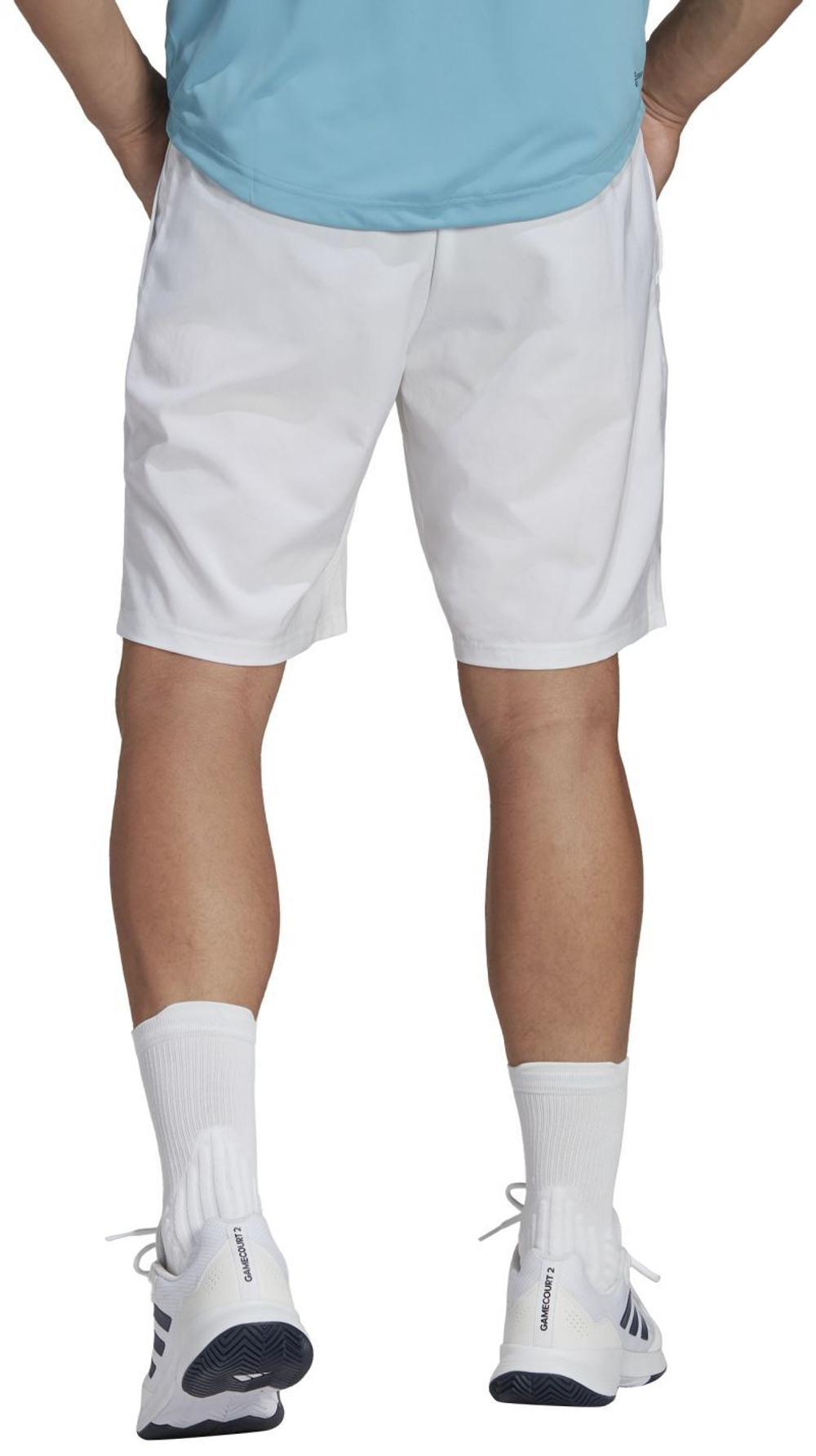 Мужские теннисные шорты Adidas Club 3-Stripes Tennis Shorts - white