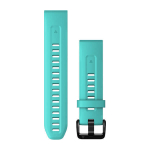 Ремешок сменный  QuickFit 20 мм аква (силикон), 010-13102-05