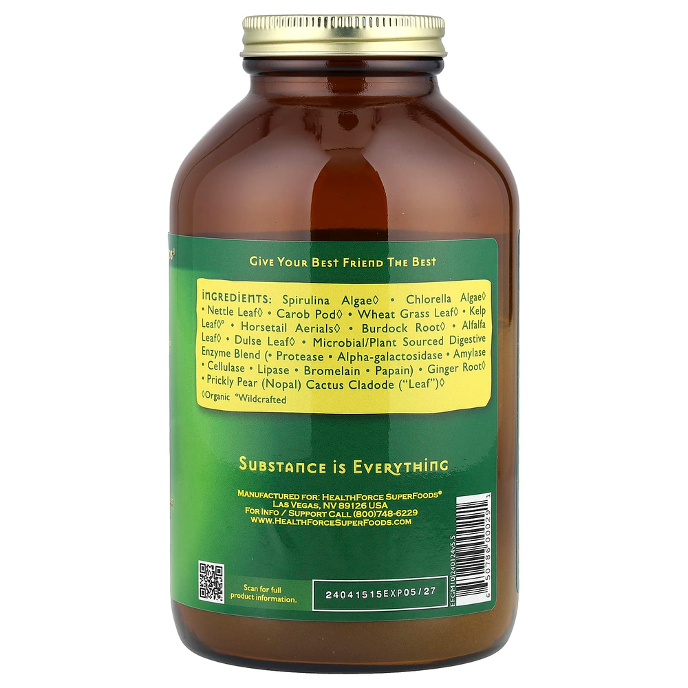 HealthForce Superfoods, Green Mush ™, для вашего питомца-компаньона, 284 г (10 унций)