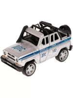 Машинка детская металлическая UAZ Hunter Полиция 11,5 см