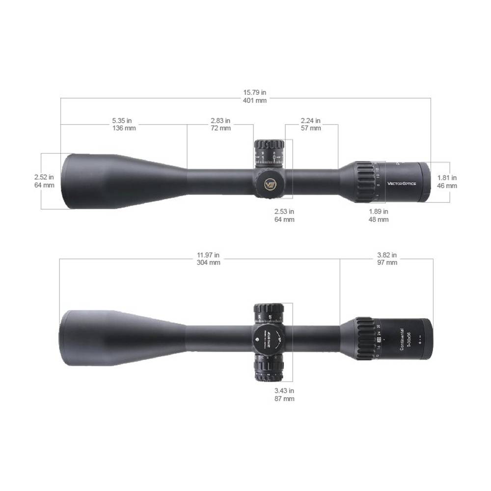 Оптический прицел Vector Optics SFP CONTINENTAL X6 5-30X56 TACTICAL ( Сетка VCT-20A / с подсветкой )