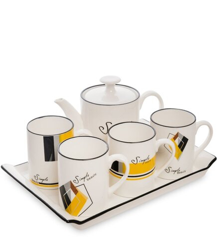 MUG-305 Чайный набор на 4 персоны «Красота в простом»