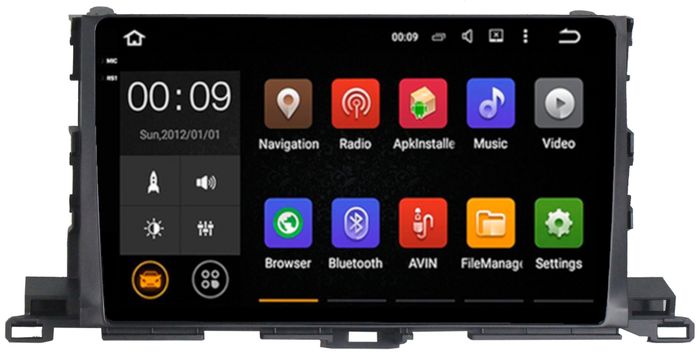 Магнитола для Toyota Highlander 3 2014-2020 - AIROC 2K RX-1112 Android 13, Быстрая, QLed+2K, CarPlay, SIM-слот