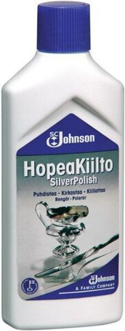 Средство для чистки серебряных изделий Johnson Cleaning & Polishing 150 мл (Из Финляндии)