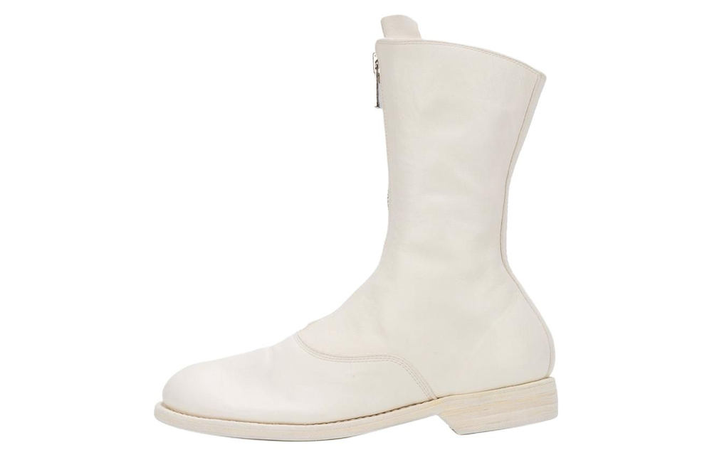 GUIDI Front-zip Ankle Boots