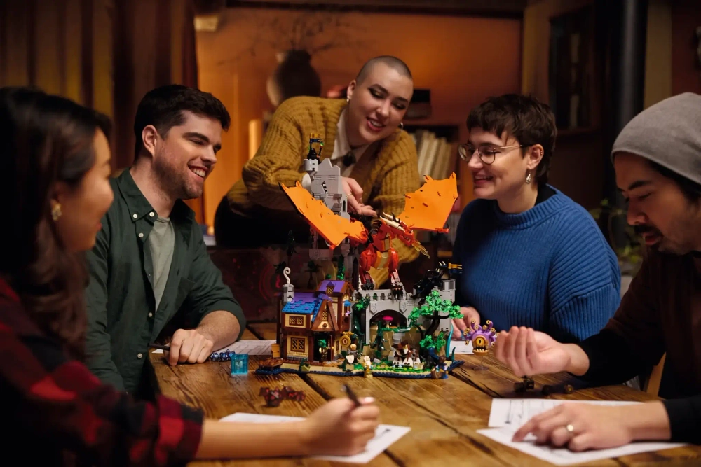 Конструктор LEGO Ideas 21348 Dungeons & Dragons: История красного дракона
