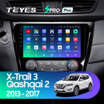 Teyes SPRO Plus 10.2" для Nissan X-Trail, Qashqai 2013-2017
