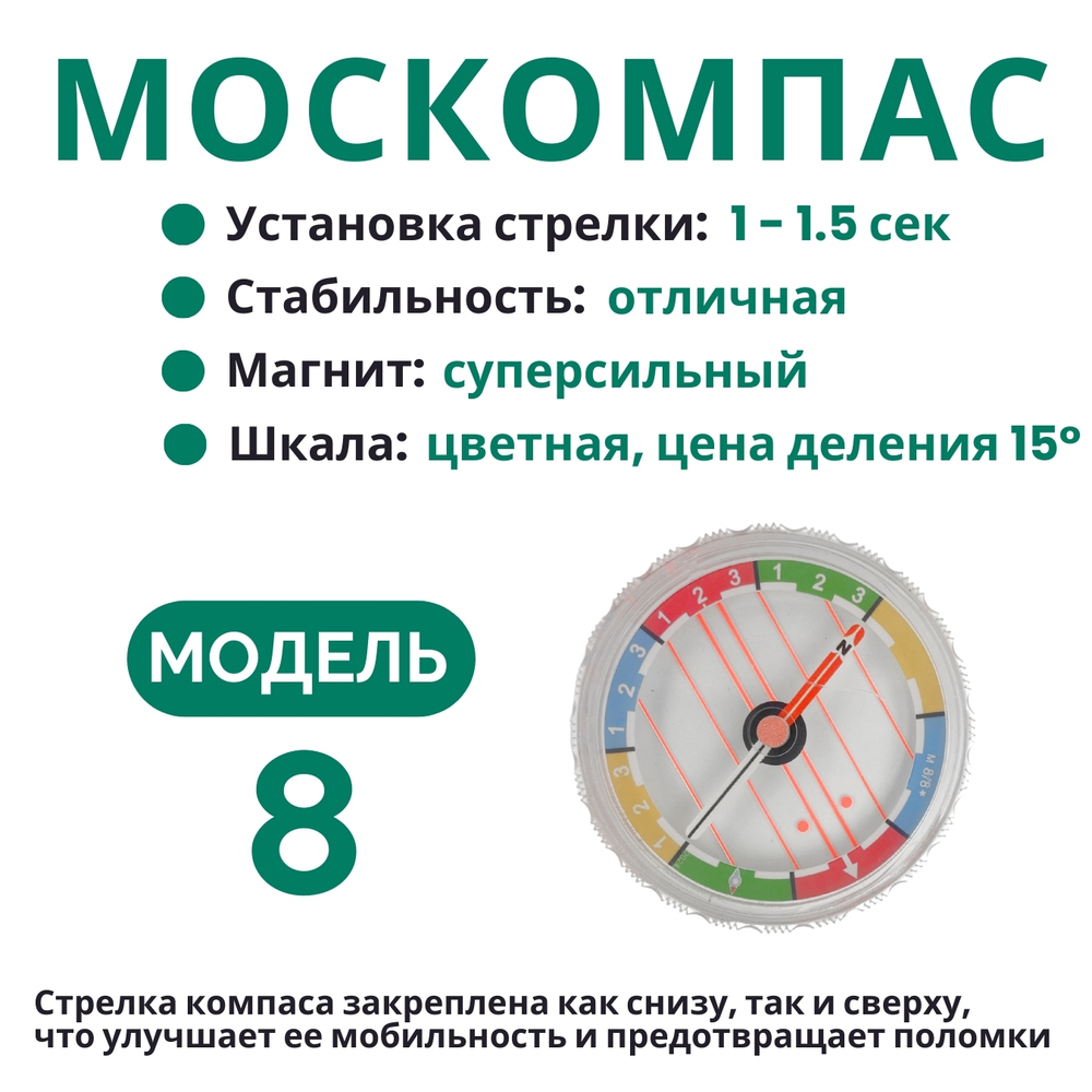 Компас жидкостный Москомпас Модель 8XTL