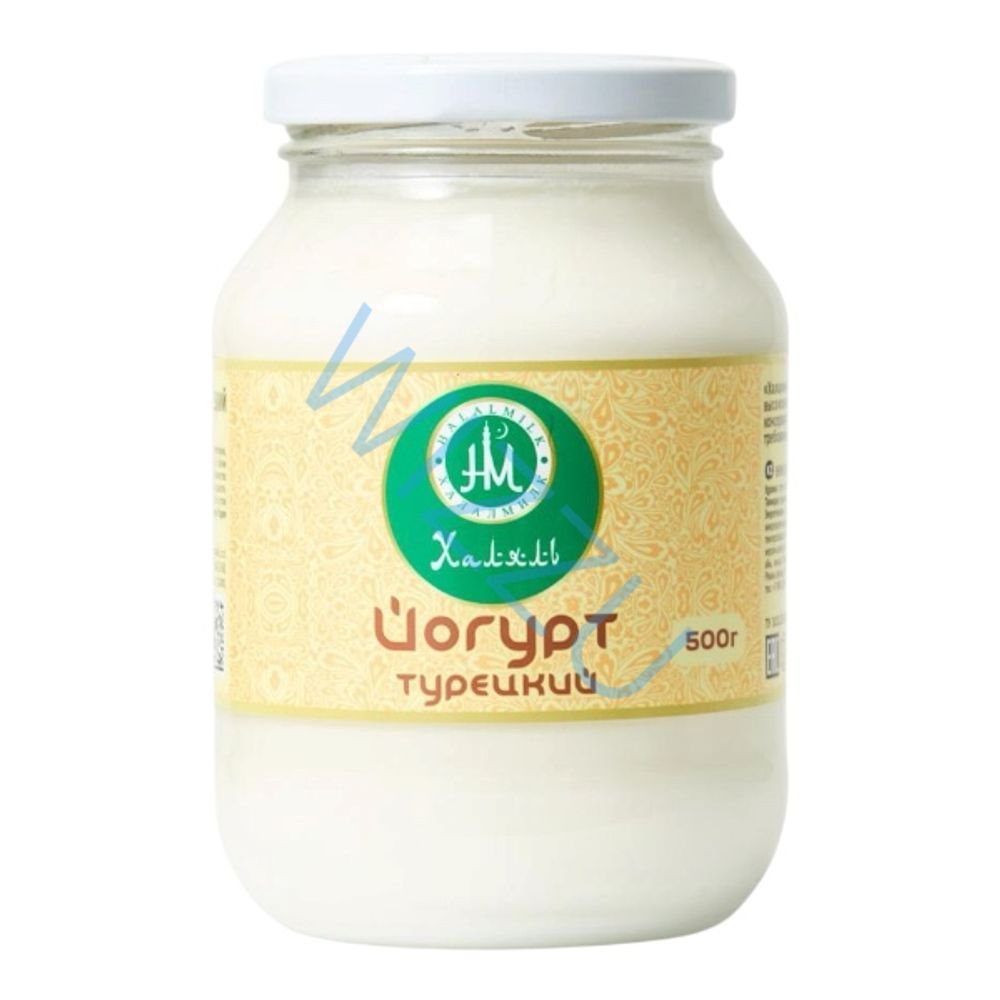 Продукт Кисломолочный Йогурт Турецкий ХАЛАЛМИЛК 4%/0,5кг