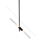 Ceiling design lamp  AGNES by Roll & Hill (2 lampshade ,  Black)