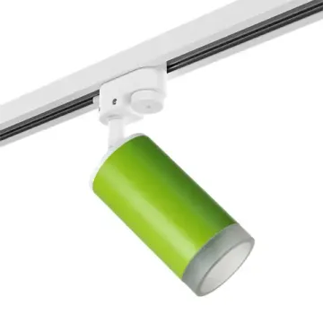Трековый светильник однофазный 1*GU10 R1T43430 белый/зелёный Rullo Lightstar