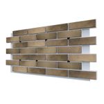 Клинкерная фасадная термопанель ППС25 Cerrad Retro Brick Pepper 1150x540