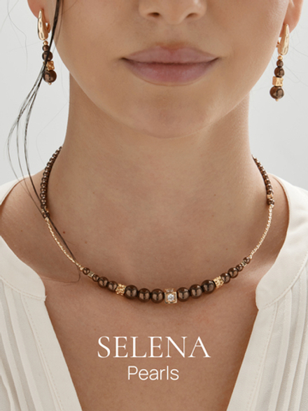 91003655 Колье Selena Pearls