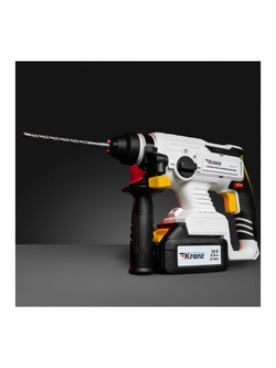 Перфоратор аккумуляторный SDS-plus 2.2Дж 1х4А.ч в кейсе Kranz KR-PT-120