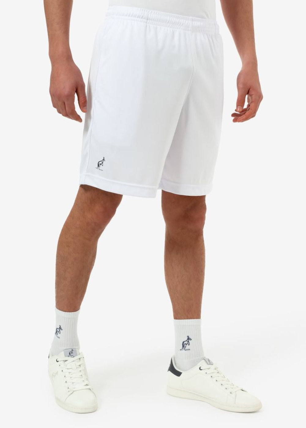 Мужские теннисные шорты Australian Printed Ace Short - белый