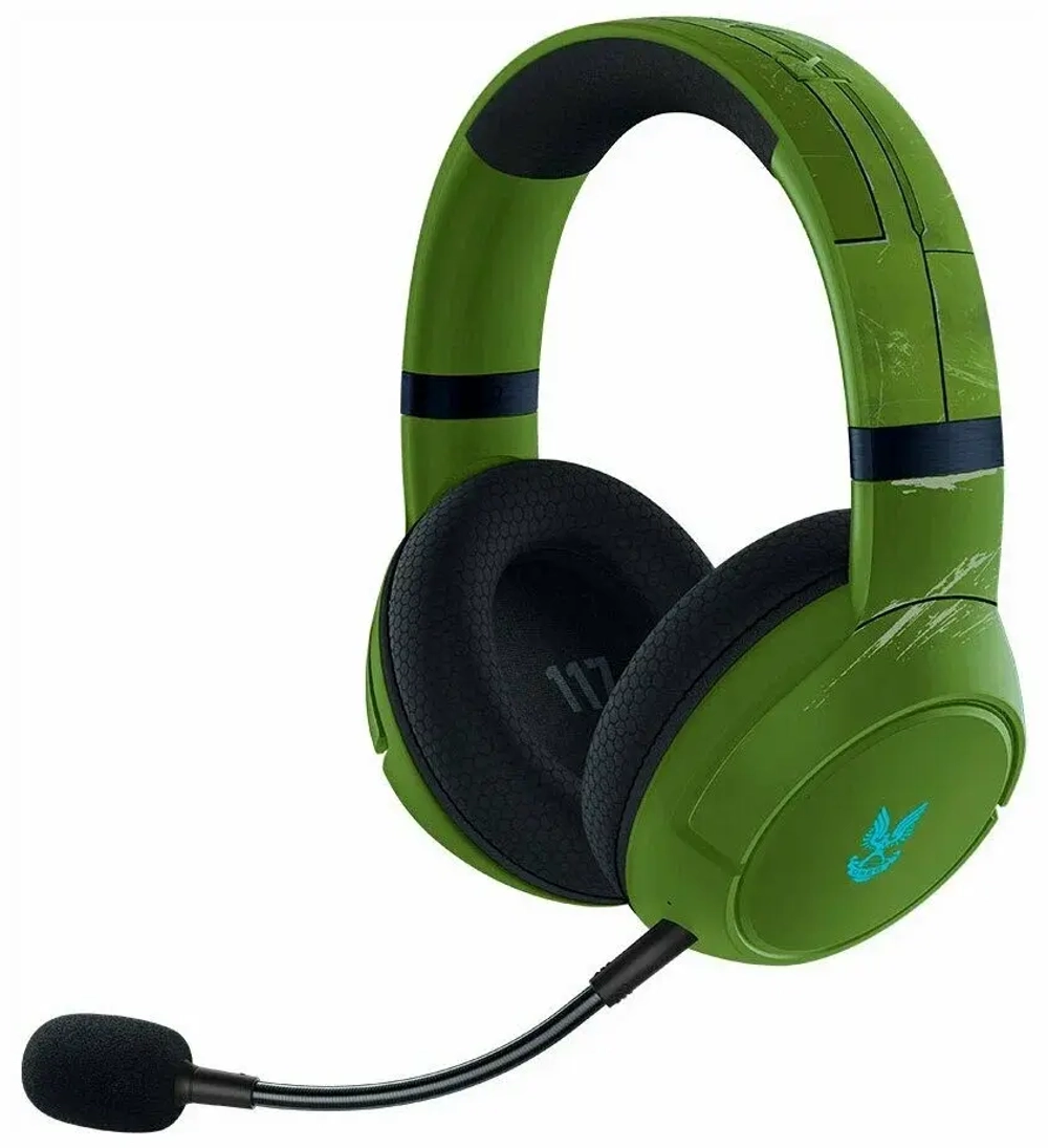 Наушники Razer Kaira Pro, Bluetooth, накладные, зеленый [rz04-03470200-r3m1]