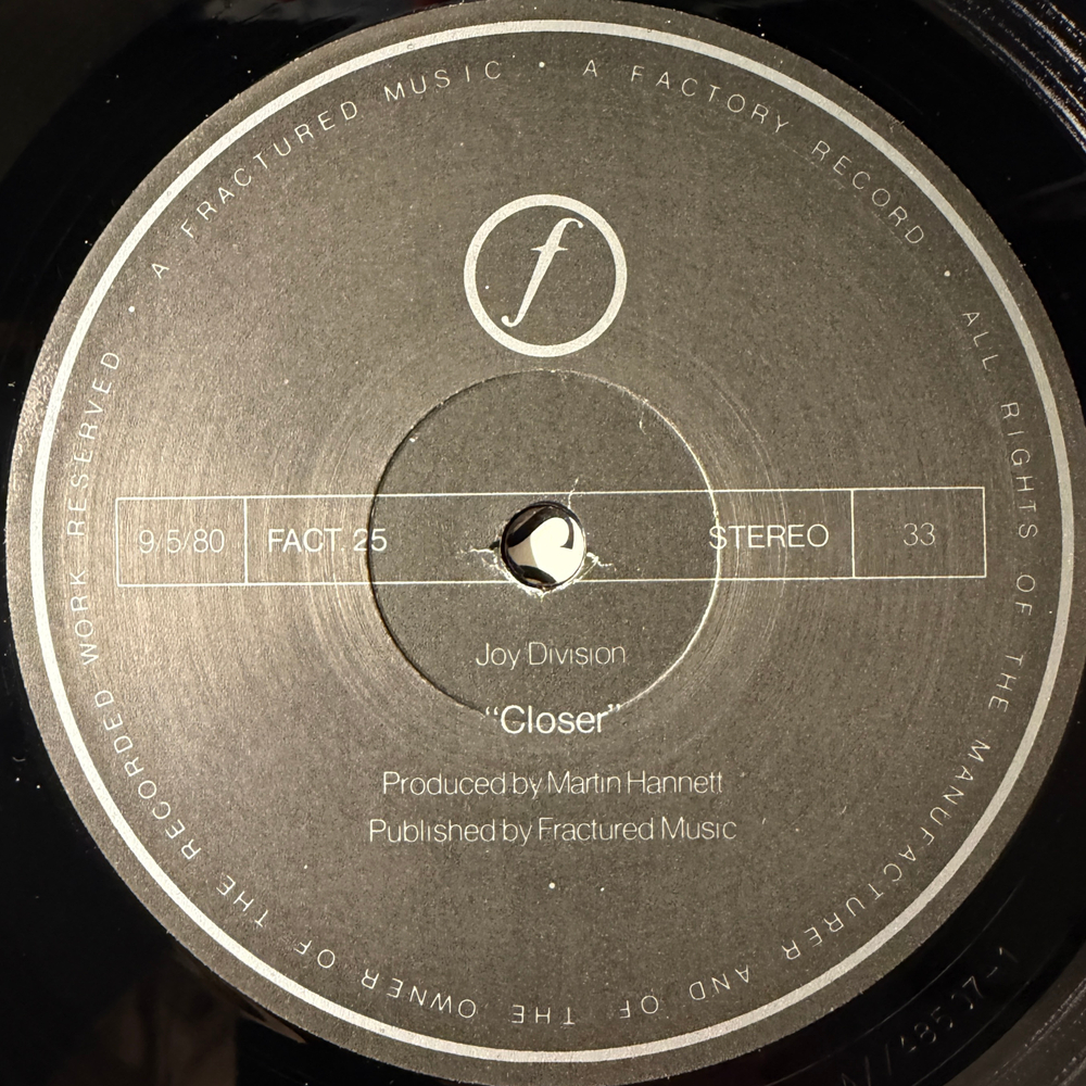 Joy Division ‎– Closer (Скандинавия 1981г.)