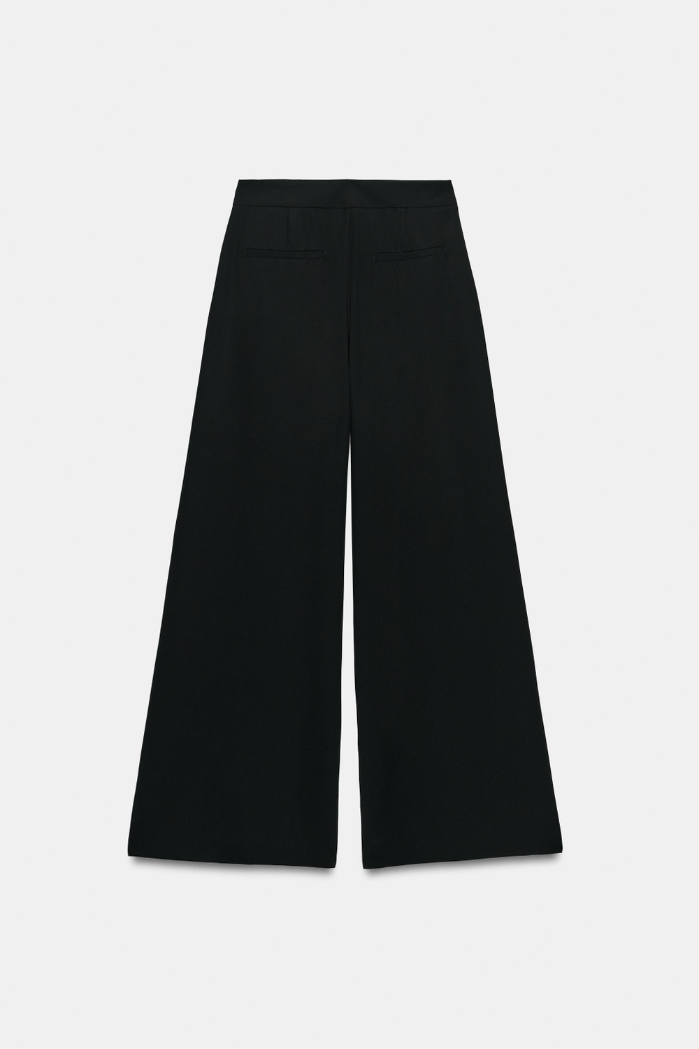 БРЮКИ ПАЛАЦЦО С ЗОЛОТИСТОЙ ПУГОВИЦЕЙ — ZARA