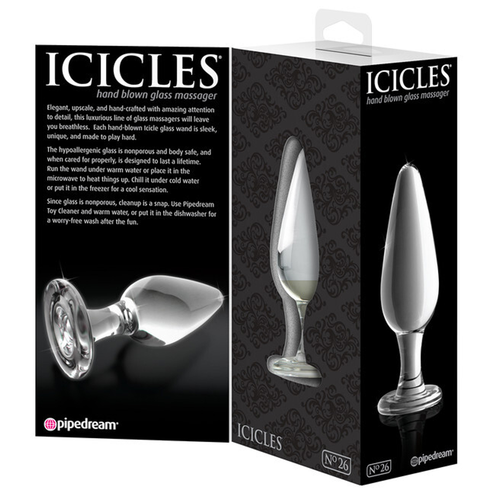 Стеклянная пробка ICICLES № 26 (Цвет: прозрачный)