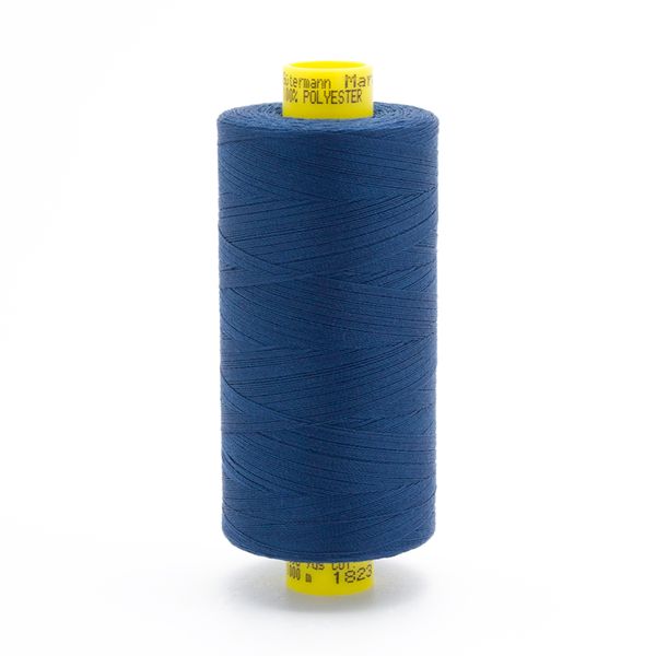 Нитка Gutermann Mara 120 (1000 метров), 1 кат., универсальная | 1823 стальной синий