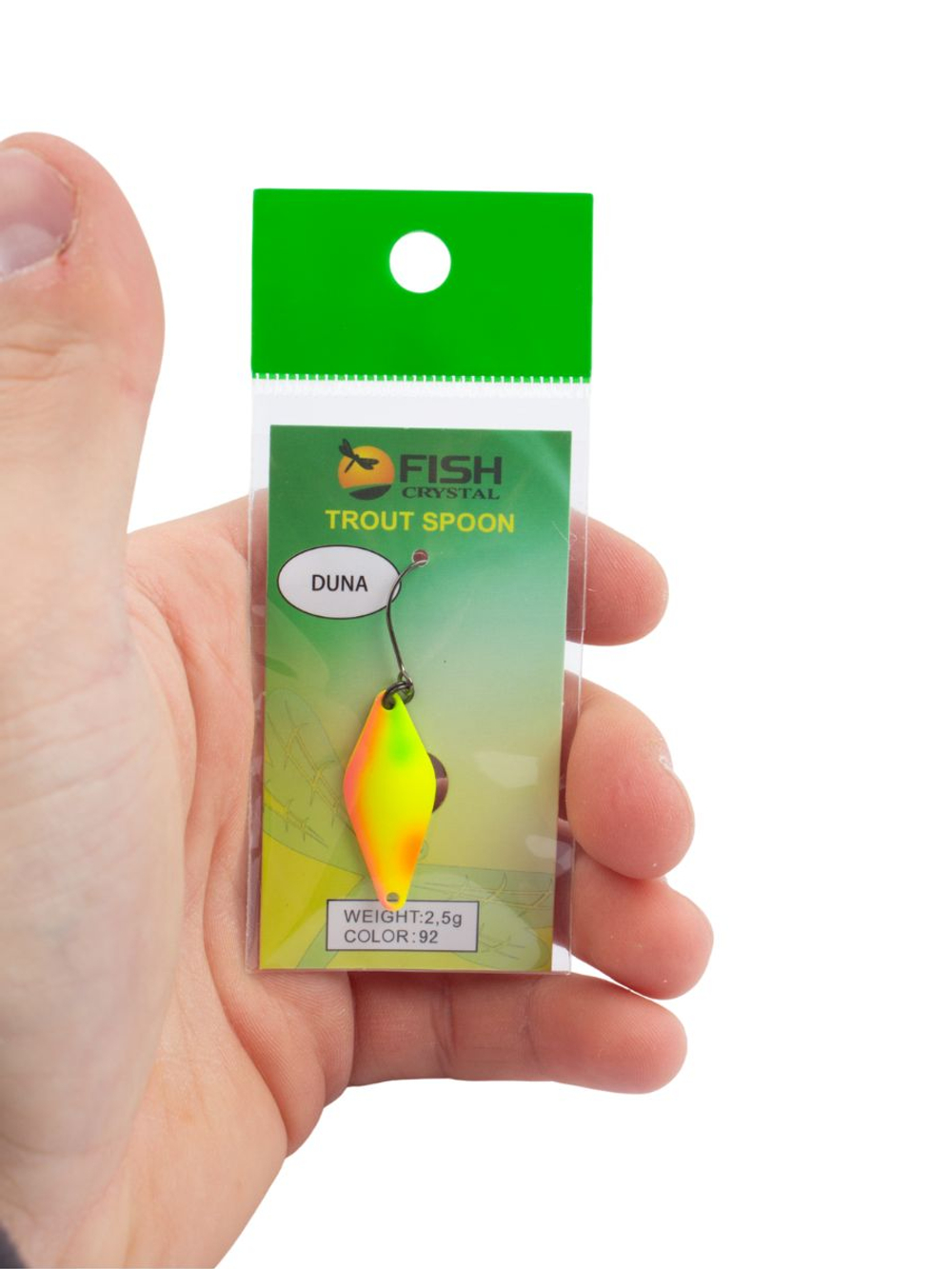 Блесна Fish Crystal DUNA 30 мм 2.5 г на форель цвет 92