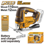 Аккумуляторный лобзик INGCO CJSLI1008 INDUSTRIAL 20 В