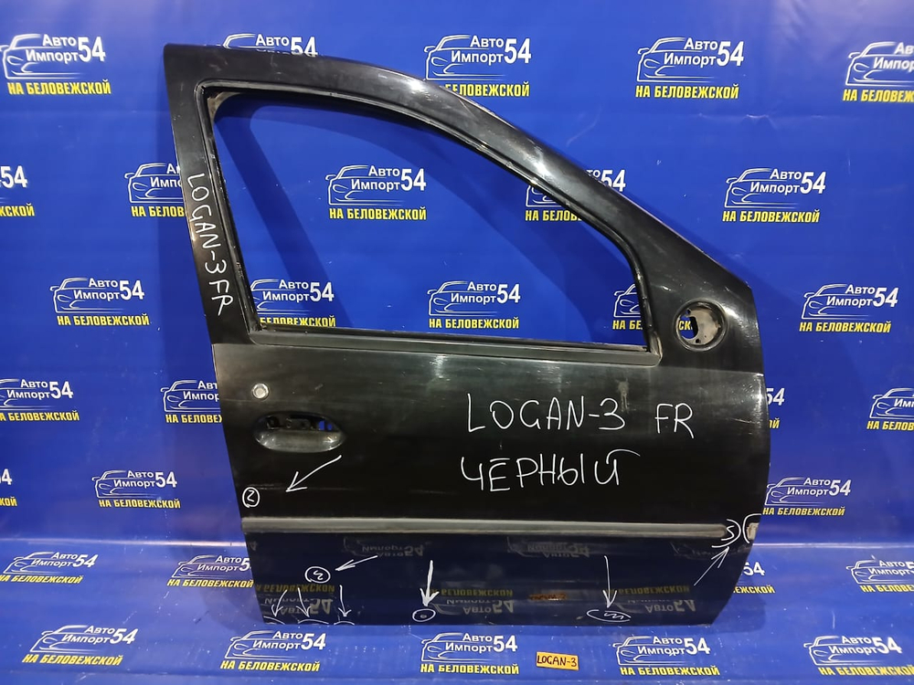 Дверь передняя правая RENAULT LOGAN 2010