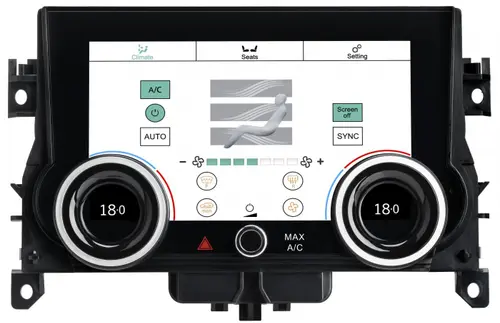 Сенсорная панель климата Range Rover Evoque 2011-2018 - Kuberg ZF-2008 с 7" экраном LCD/ЖК