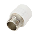 Муфта PP-R комбинированная белая Дн 40х1 1/4" НР под ключ VALFEX 10135040