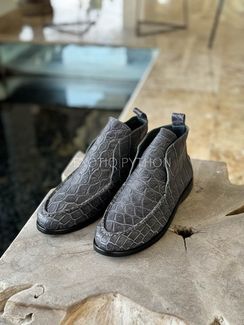 Лоферы Loro Piana из кожи крокодила SH-192