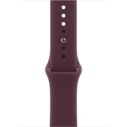 Apple Watch S12 42 mm Radiant Gold Titanium Case | Burgundy Sport Band, M/L