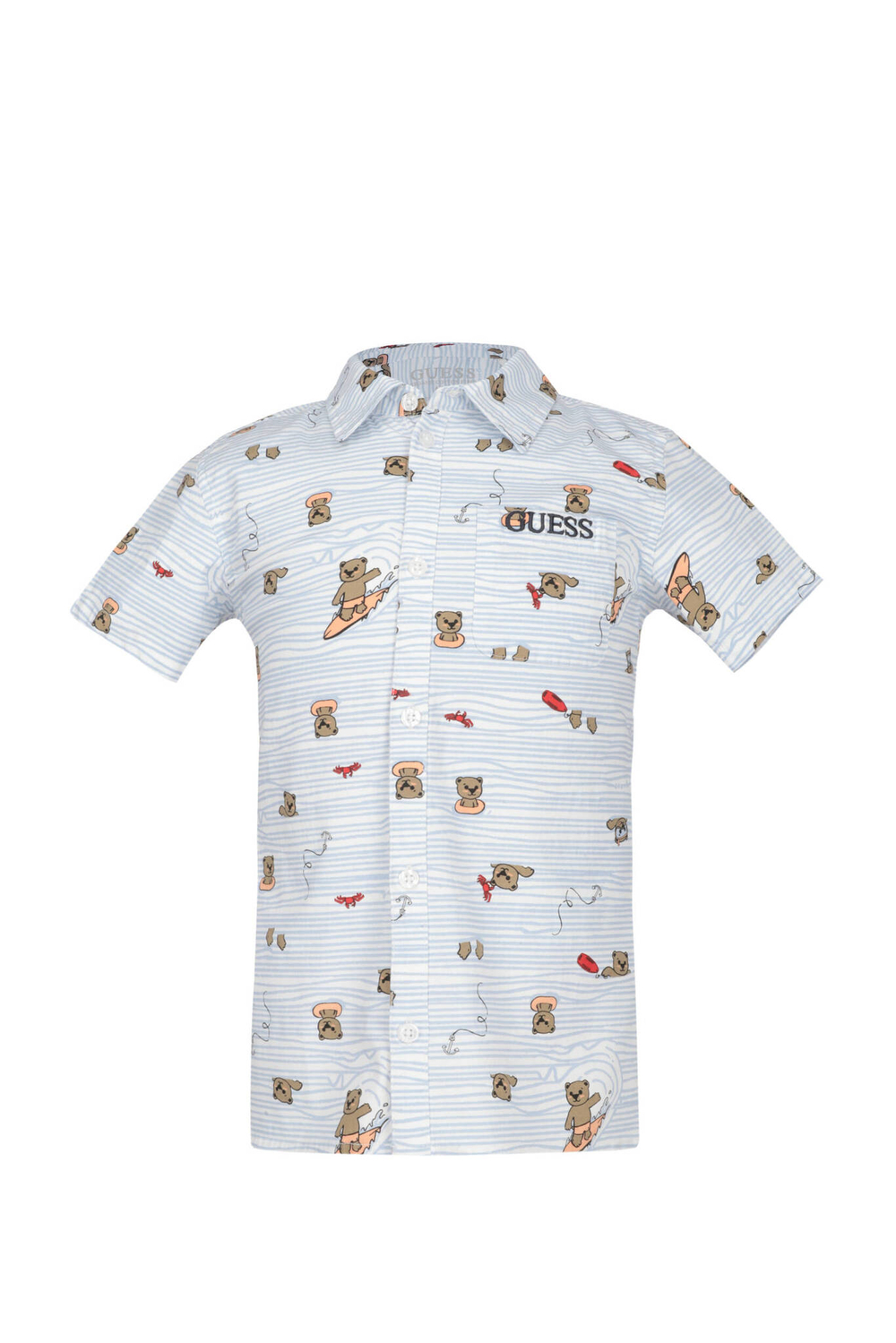 Рубашка STR POPLIN SS Guess - голубой(N4GH02 WG691)