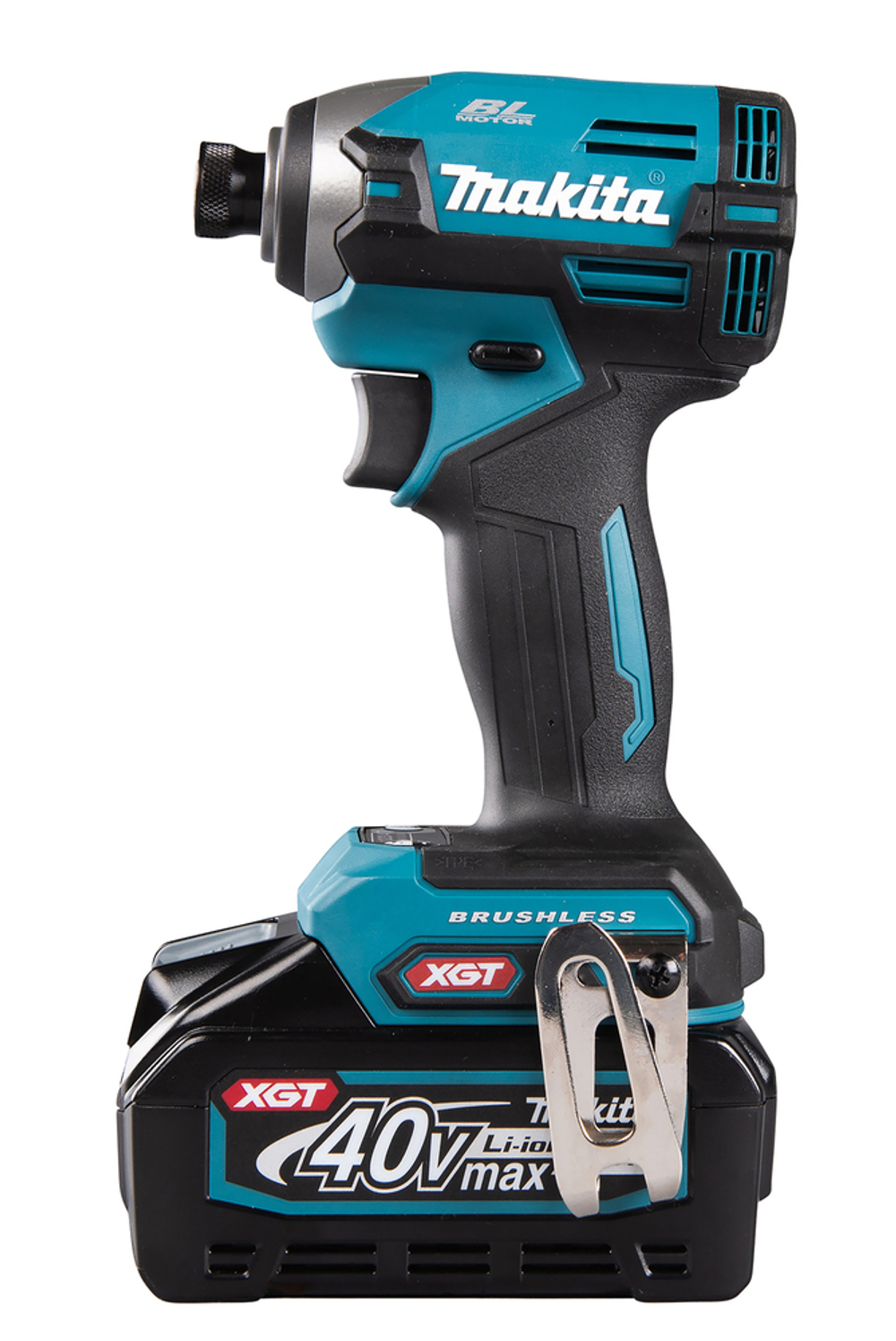 Шуруповерт ударный аккумуляторный, XGT BL 40В, XPT, 1/4", 210 Нм, 4+1 Т режим, защита от непреднамер Makita TD003GA201