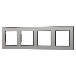 Рамка стеклянная FRM-GLARE-GS-4-GR (Arlight, -) 043804