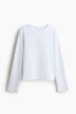 Джерси-топ с длинными рукавами - H&M