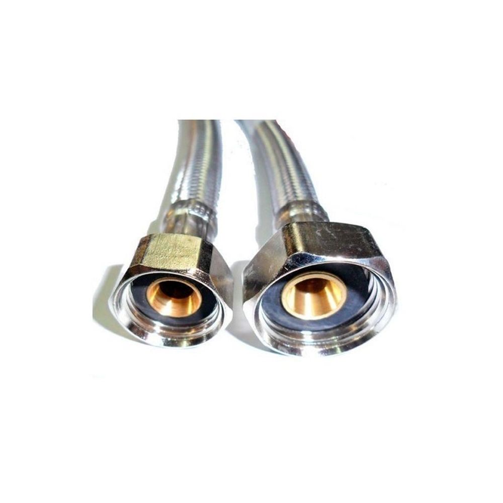 Гибкая подводка Tucai в стальной оплетке, 50 см, 3/8"-1/2", вн. - вн. 3810