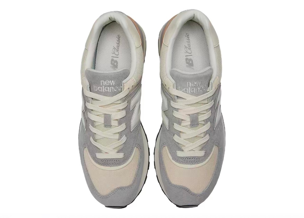 alt="Замшевый верх и сетка на New Balance 574 Legacy Grey Beige"