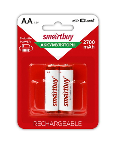 Аккумулятор Smartbuy R06 2700 mAh BL/2