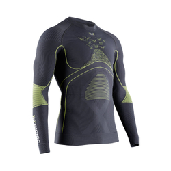 Футболка X-Bionic Energy Accumulator 4.0 Shirt Round Neck Lg Sl Men Charcoal/Yellow