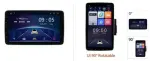2DIN магнитола с поворотным экраном 10" - Kuberg KP-1008-6128-на Android 14, Быстрая, CarPlay, 4G SIM-слот