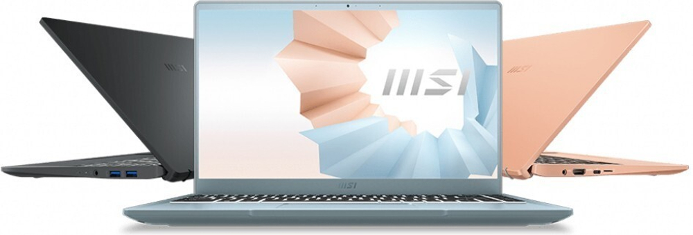 Ноутбук MSI Modern 14 14; 1920x1080 (Full HD)/ Intel Core i7 1165G7, 2800 МГц/ 8 Гб DDR-4/ 512 Гб SSD/ Intel Iris Xe Graphics/ Wi-Fi, Bluetooth, Cam/ Windows 10 Home / серый 9S7-14D314-062