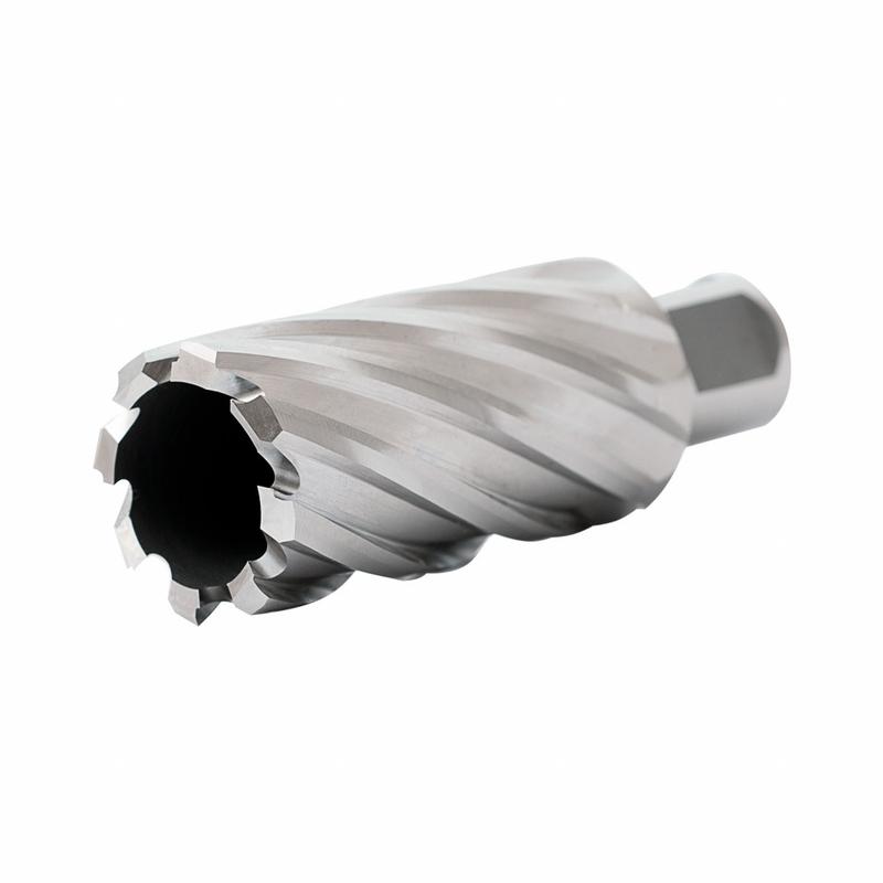 HSS-Co Корончатое сверло по металлу 27x55, weldon 19