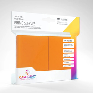 Протекторы для карт Prime Sleeves Orange (100)