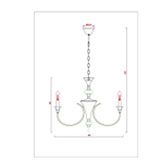 Подвесная люстра Arte Lamp COLLINETTA A4094LM-6PB, 6хE14