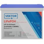 LFP 25,6-50 Smart BMS 50A (Bluetooth 4.0)