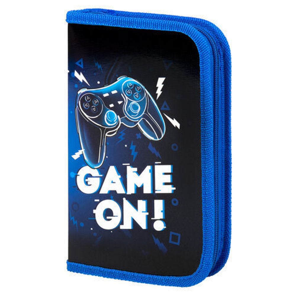 Пенал ПИФАГОР, 1 отделение. ламинированный картон, 19х11 см, "Game On", 271503