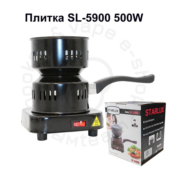 Плитка д/угля 500W, SL-5900