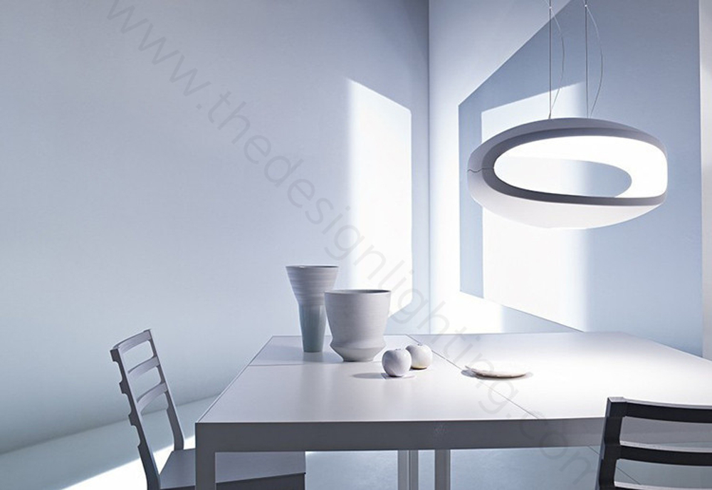 Pendant design lamp  O-Space by Foscarini (Orange)