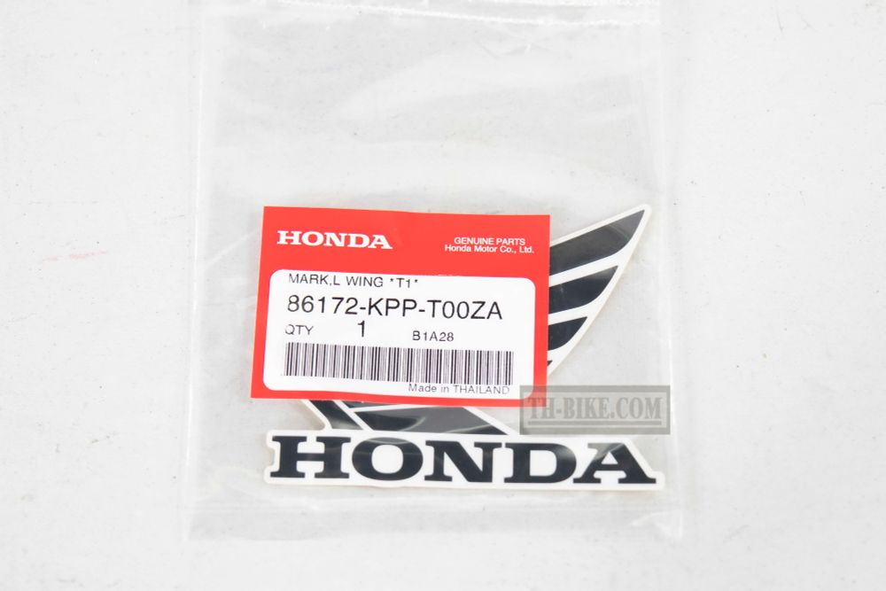 86172-KPP-T00ZA. MARK, R. WING *TYPE1*. Sticker Honda CBR125-150-250