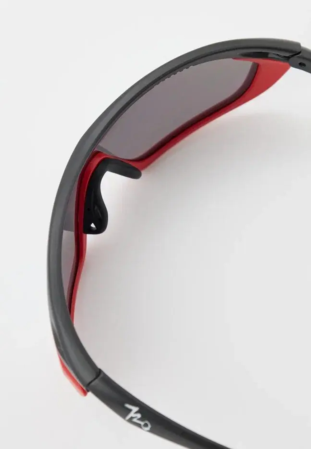 Спортивные очки с диоптриями 720armour Analog Pro / Matte Dark Grey / Matte Carmine Gasket / Smoke Full Blue White Lens